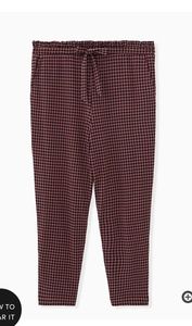 NWT! Plaid Pull-on Pants
